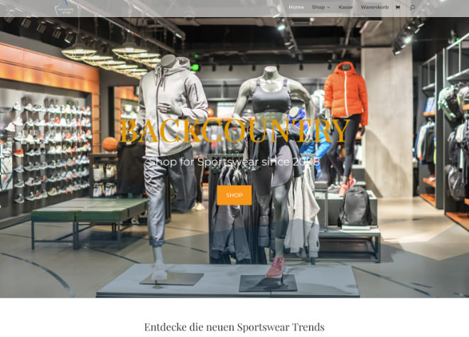 BACKCOUNTRY Sportswear Shop